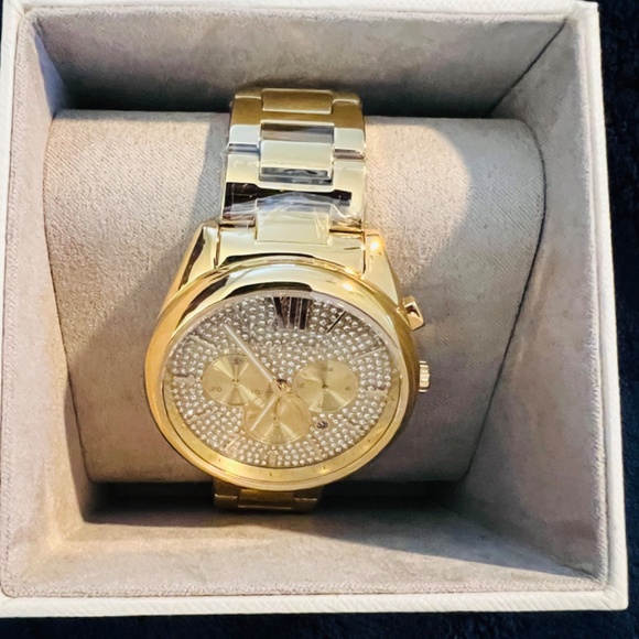 MK Gold tone men’s wristwatch - Picture 2 of 5